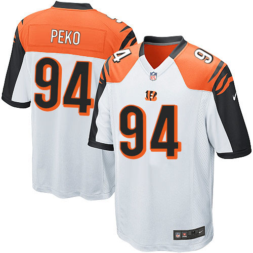Youth Limited Domata Peko Nike Jersey White Road - #94 NFL Cincinnati Bengals